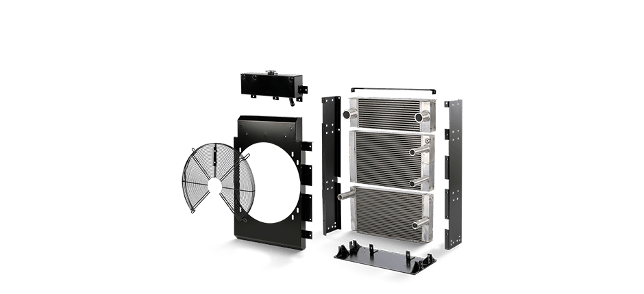 Schlüsselfertiges Motorkühlmodul